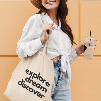 Verken Droom Ontdek Avontuurlijke Reiziger Cadeau Tote Bag