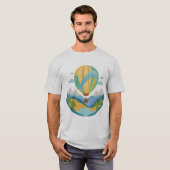 Verken grenzeloos - Avontuur wacht T-shirt (Voorkant volledig)