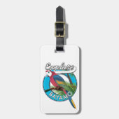 Verken Hawaii retro logo Bagage Label (Voorkant verticaal)