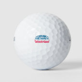 Verken het besneeuwde wonderland golfballen (Voorkant)