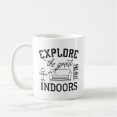 Verken het grote interieur koffiemok (Links)