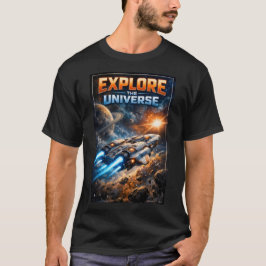 Verken het heelal t-shirt