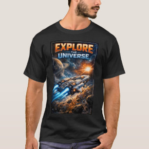 Verken het heelal t-shirt