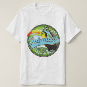 Verken het logo van het fantastische Costa Rica T-shirt