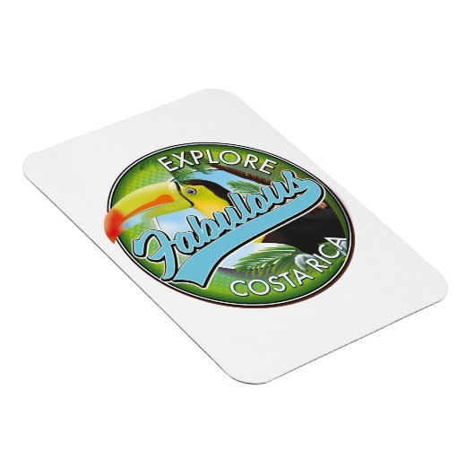 Verken het logo van het prachtige Costa Rica Magneet (Rechterzijde)