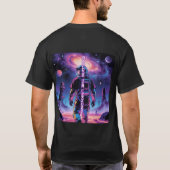Verken het Onbekende Astronaut T-shirt (Achterkant)
