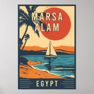 Verken het Rode Zee Paradise Marsa Alam in Egypte Poster