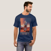 Verken het Universum bezoek Mars T-shirt (Voorkant volledig)