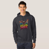 Verken Inspire Butterfly Hoodie – Levendig & Opbeu (Voorkant volledig)