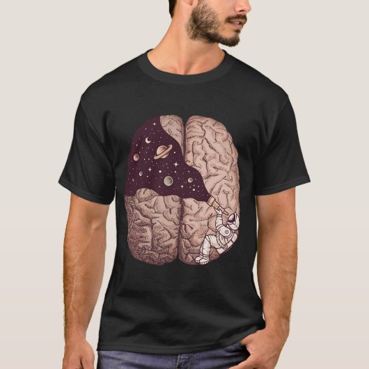 Verken je heelal t-shirt (Voorkant)
