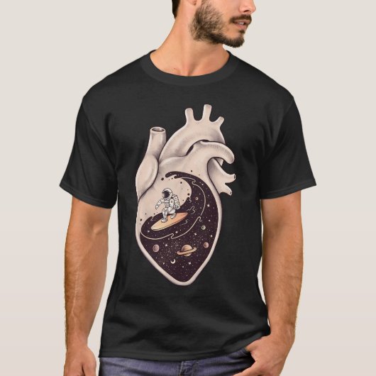 Verken je heelal t-shirt (Voorkant)