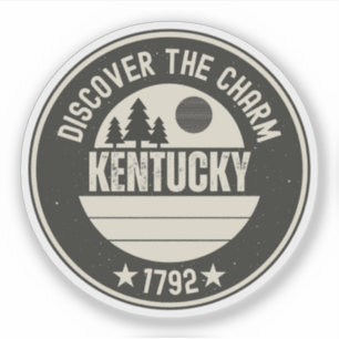 Verken Kentucky- Ontwerpen voor elke liefhebber Sticker