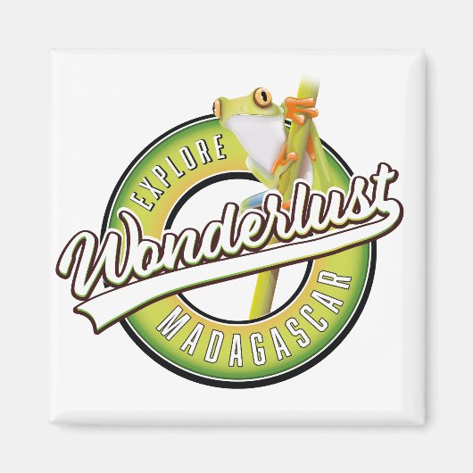 Verken Madagascar wonderlust Magneet (Voorkant)
