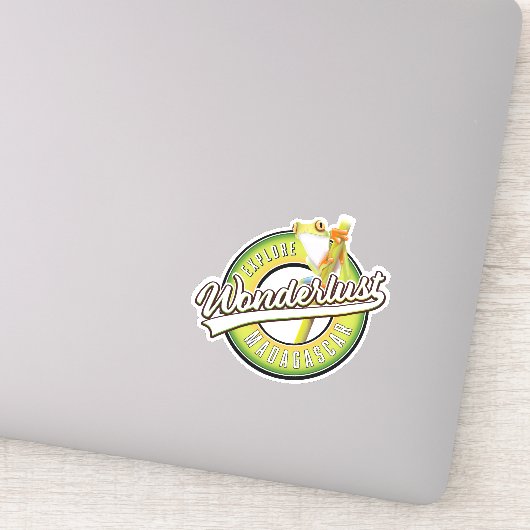 Verken Madagascar wonderlust Sticker (Detail)
