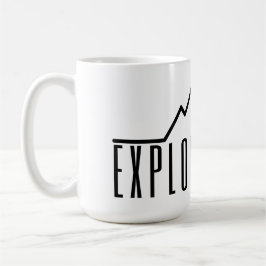 Verken Meer Minimalistische Berg Koffiemok