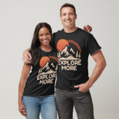 Verken Meer Wandelbergen Kamperen Grappig Expl T-shirt (Unisex)