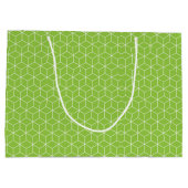 Verken moderne optische illusies met kubuspatroon groot cadeauzakje (Achterkant)