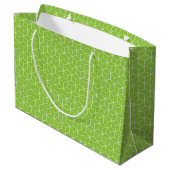 Verken moderne optische illusies met kubuspatroon groot cadeauzakje (Achterkant Gekanteld)