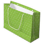 Verken moderne optische illusies met kubuspatroon groot cadeauzakje (Voorkant Gekanteld)