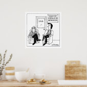 Verken niet in de wachtkamer poster (Keuken)