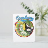 Verken Placencia Belize reislogo (Staand voorkant)