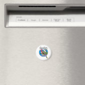 Verken retro logo van Hawaï Magneet (Insitu (Vaatwasser))