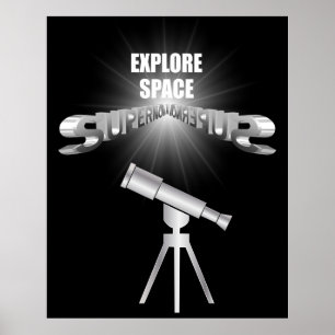 Verken ruimte poster