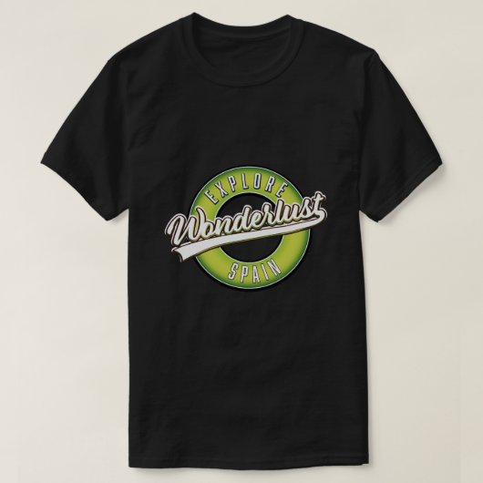 Verken Spanje Wonderlust T-shirt (Design voorkant)