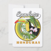 Verken Tela Honduras reislogo (Achterkant)
