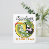 Verken Tela Honduras reislogo (Staand voorkant)