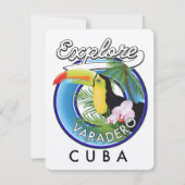 Verken Varadero Cuba reislogo (Achterkant)