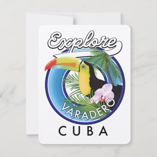Verken Varadero Cuba reislogo (Voorkant)