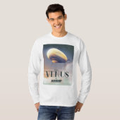 Verken Venus per luchtschip T-shirt (Voorkant volledig)
