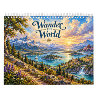 Verken Wereldlandschappen Kalender