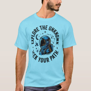 VerkenDeOnbekende Voorbij Het Bekende Astronaut Ru T-shirt