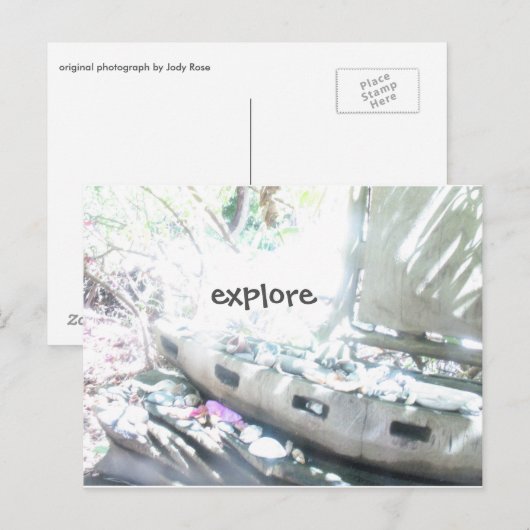 verkennen briefkaart (Voorkant / Achterkant)