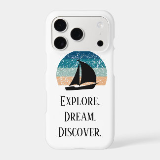 Verkennen. Droom. Ontdekken. Travel mobiele telefo