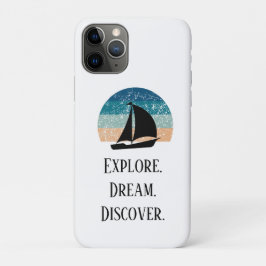 Verkennen. Droom. Ontdekken. Travel mobiele telefo Case-Mate iPhone Case