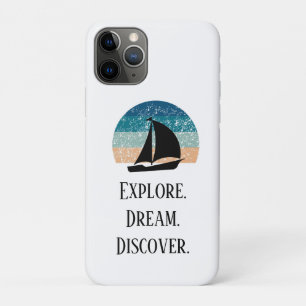 Verkennen. Droom. Ontdekken. Travel mobiele telefo Case-Mate iPhone Case