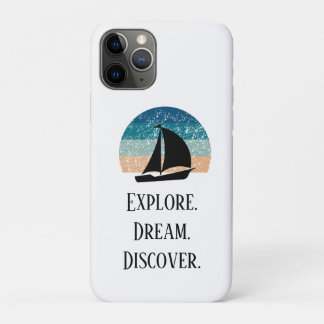 Verkennen. Droom. Ontdekken. Travel mobiele telefo Case-Mate iPhone Case