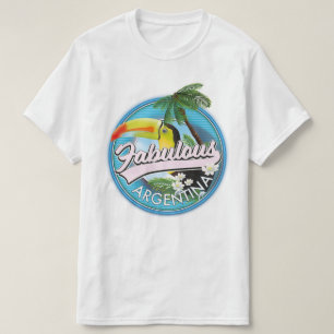 verkennen fantastische Argentijnse logo T-shirt