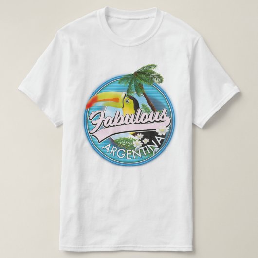 verkennen fantastische Argentijnse logo T-shirt (Design voorkant)