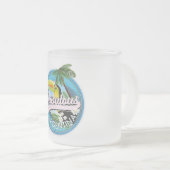 verkennen het geweldige Argentijnse logo Briefkaar Matglas Koffiemok (Voorkant rechts)