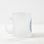 verkennen het geweldige Argentijnse logo Briefkaar Matglas Koffiemok (Links)