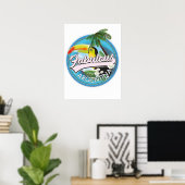 verkennen het geweldige Argentijnse logo Briefkaar Poster (Thuiskantoor)