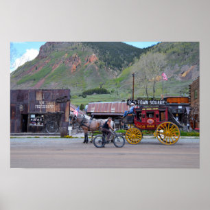 Verkennen in Silverton, Colorado Poster