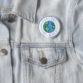 verkennen van de sticker van het wereldverkeer ronde button 5,7 cm (In situ)