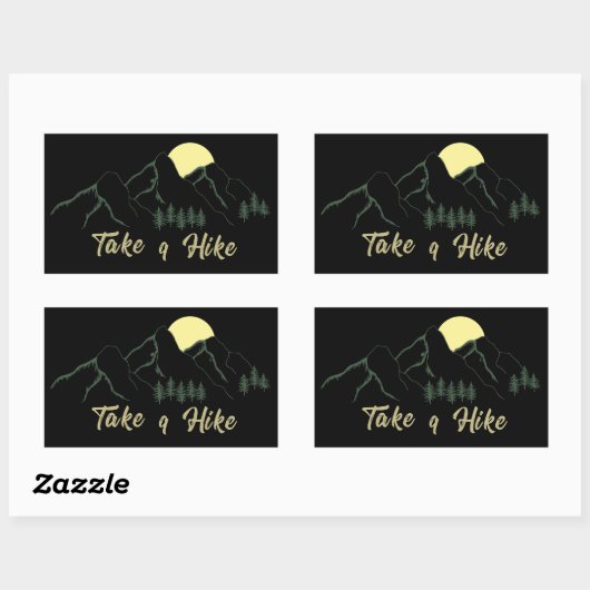 verkennen van externe heek rechthoekige sticker (Vel)