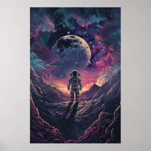 Verkennen van Space Poster - Astronaut Wandelen do