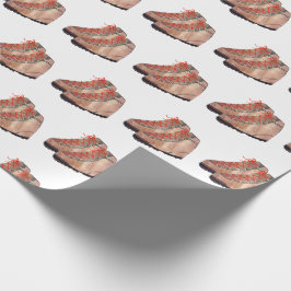 Verkennende Boots op witte achtergrond Cadeaupapier